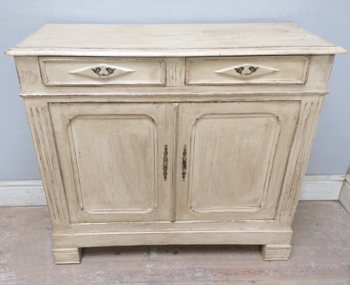 old painted cupboard